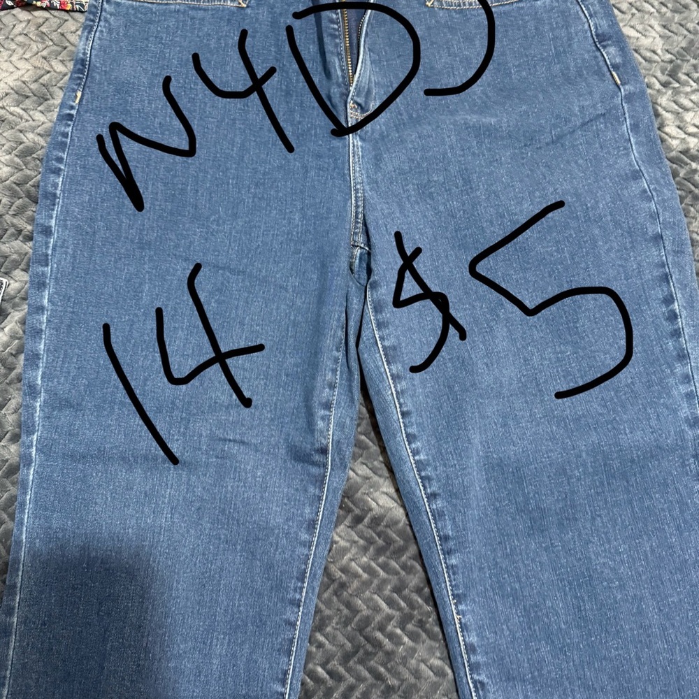 NYDJ Women's Straight Leg Jeans - Blue